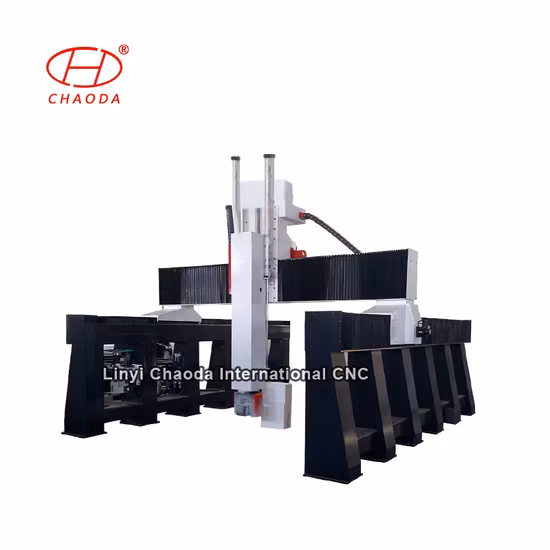 Large 5 Axis CNC Router Machine, Gantry Milling Machine for Big Mold, Sculpture Making