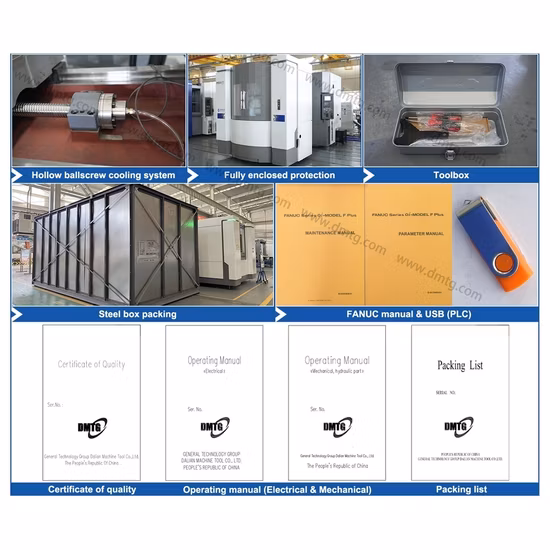 High Precision Horizontal CNC Machining Center Heavy Duty Fanuc Siemens for Automotive Subframe Milling Drilling