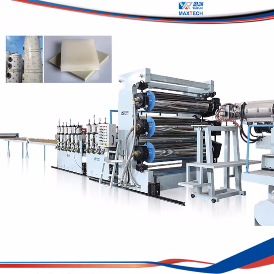 PE/PP/ABS/PVC/HDPE/PMMA/PC Thick Sheet/Plate/Board Extrusion/Extruding Production Machine Line, Chemical Pickling Storage Tank Lining Plate/Board Extrusion Line